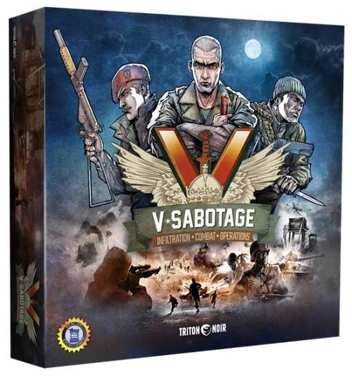 Joc de societate V-Sabotage Kickstarter Newcomers Deluxe All In (editie in Limba Engleza)