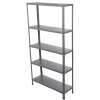 Raft metalic depozitare, Bricol 30, 180 x 90 x 30 cm, gri, 70 kg/polita