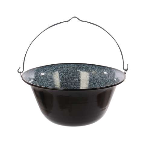 Ceaun emailat Landmann, negru, 22 L