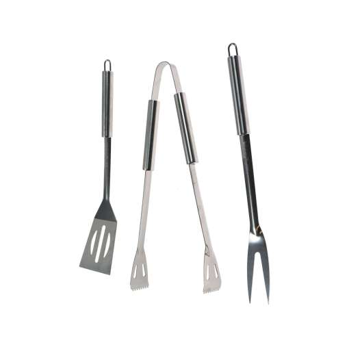 Accesorii inox pentru gratar Landmann, 35 cm, set 3 buc