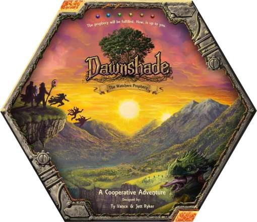 Joc de societate Dawnshade The Watchers Prophecy Kickstarter Retail Edition (editie in Limba Engleza)