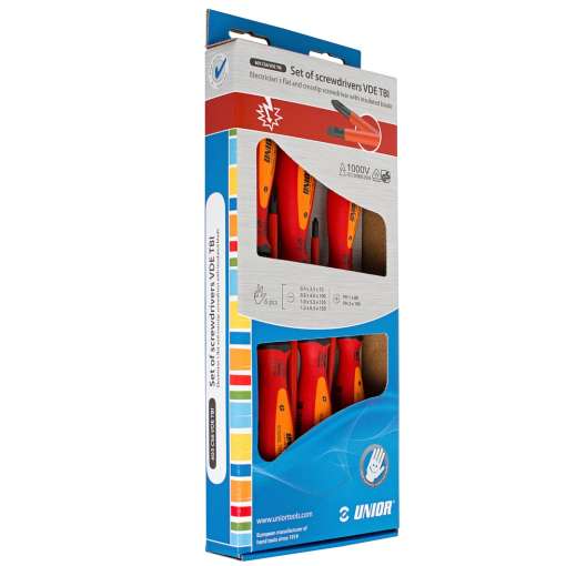 Surubelnite pentru electricieni Unior 617042, 6 piese