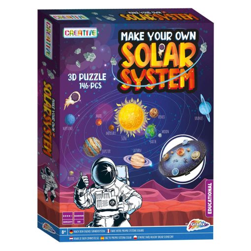 Puzzle 3D - Sistemul solar (146 piese), Grafix, 200011, 8715427071244
