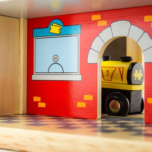 Gara din lemn, BIGJIGS Toys, BJT215, 691621092156 - imagine 6