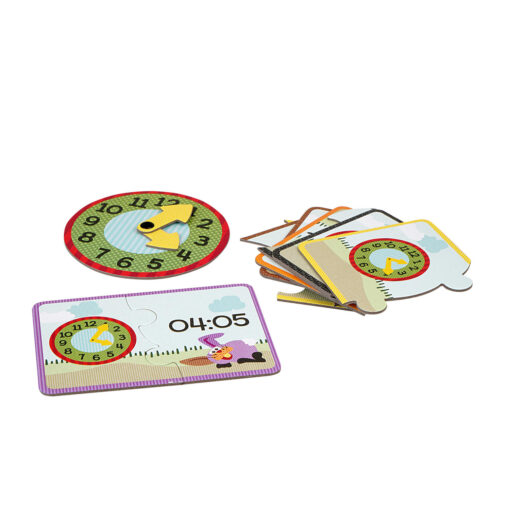 Joc de potrivire - Ceasul, Barbo Toys, BAR6368, 5704976063681 - imagine 2