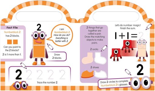 Carticica Scriu si sterg  Numberblocks 123, Numberblocks, 9781782265962 - imagine 3