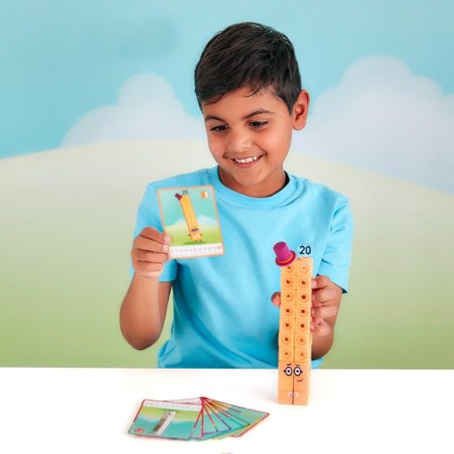 MathLink?Cubes Numberblocks in engleza Set de activitati de la 11 - 20, Learning Resources, LSP0950-UK, 5055506408664 - imagine 8