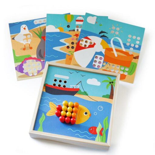 Mozaic - La mare, BIGJIGS Toys, 34004, 691621820049 - imagine 3