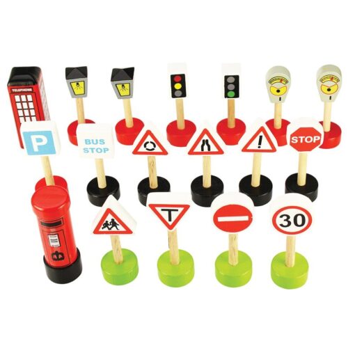 Semne de circulatie, BIGJIGS Toys, BJT061, 691621090619