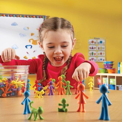 Set pentru sortat si numarat - Familia mea (72 piese), Learning Resources, LER3372, 765023833720 - imagine 4