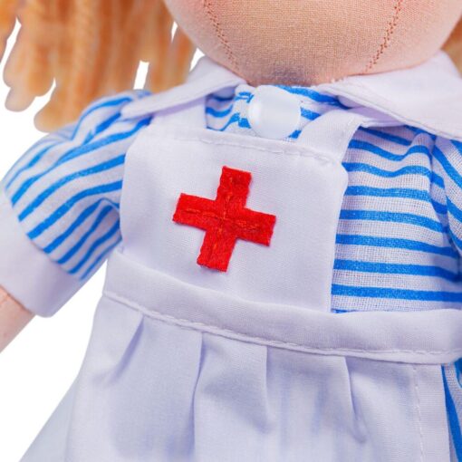 Papusa - Nurse Nancy, BIGJIGS Toys, BJD011, 691621350119 - imagine 5