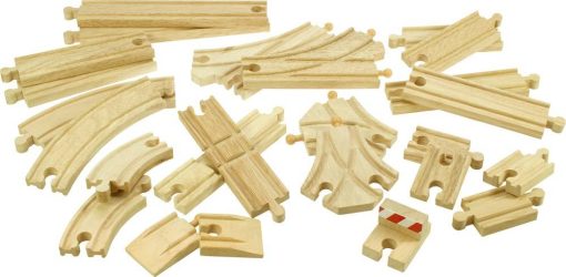 Set sine pentru circuit feroviar, BIGJIGS Toys, BJT052, 691621090527 - imagine 4