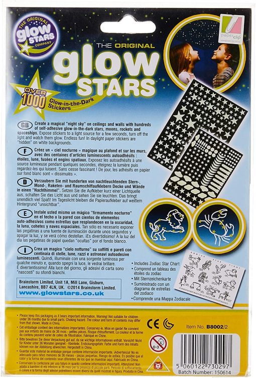 Set 1000 abtibilduri reflectorizante - Stele, Brainstorm, B8002, 5060122730297 - imagine 2