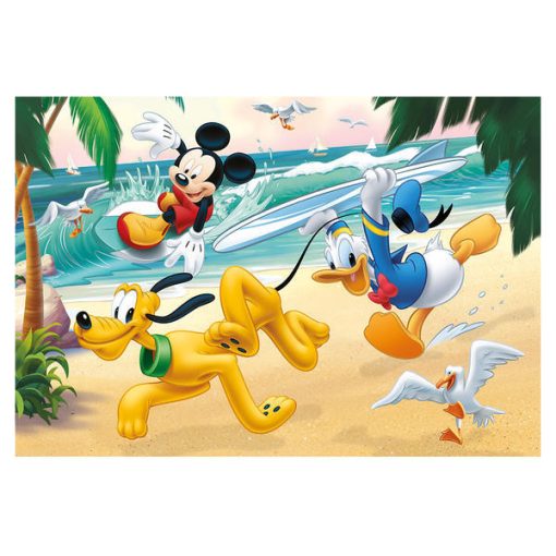 Puzzle 2 in 1 - Mickey campionul (2 x 77 piese), Dino, 386129, 8590878386129 - imagine 3