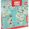 Puzzle - Harta lumii (96 piese), Grafix, 400026, 8715427071411