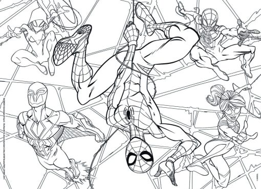 Puzzle de colorat - Spiderman (60 de piese), LISCIANI, L99634, 8008324099634 - imagine 3