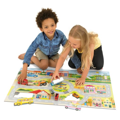 Puzzle Podea: Orasul (30 piese), Galt, 1005023, 5011979582317 - imagine 3