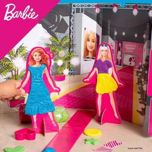 Set modelaj Barbie - Parada modei, LISCIANI, L88867, 8008324088867 - imagine 3
