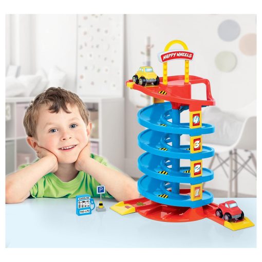 Joc de constructie - Circuit masinute (38 piese), DOLU, D5153, 8690089051530 - imagine 3