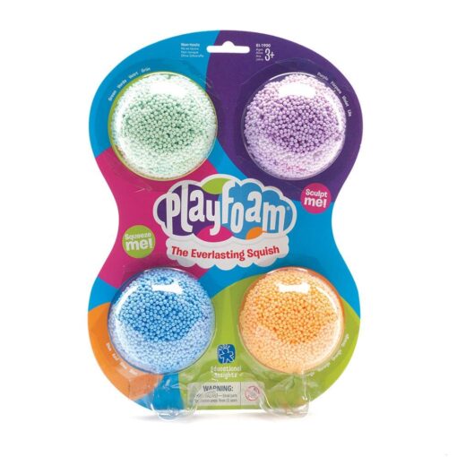 Spuma de modelat Playfoam? - Set 4 culori, Educational Insights, EI-1900, 086002019004