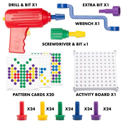 Bormasina Magica - set de baza, Educational Insights, EI-4112, 086002041128 - imagine 4