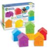Joc de sortare - Casute colorate, Learning Resources, LER3370, 765023033700