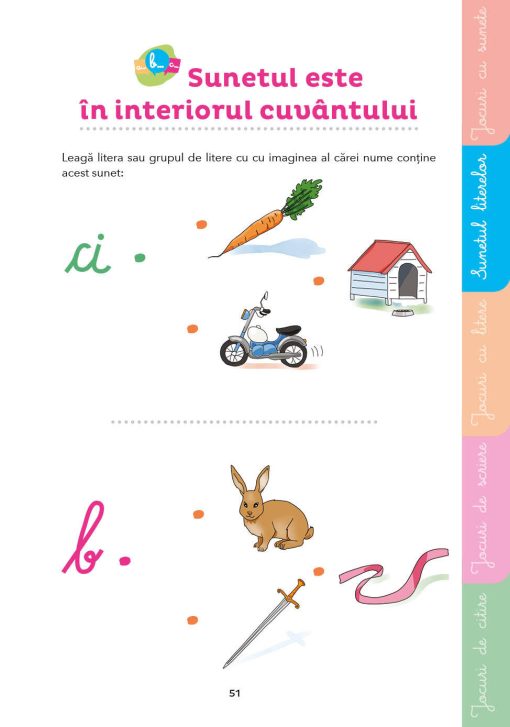 Caietul meu Montessori pentru a invata sa scriu si sa citesc, DPH, 978-606-048-332-8, 5948495005016 - imagine 5