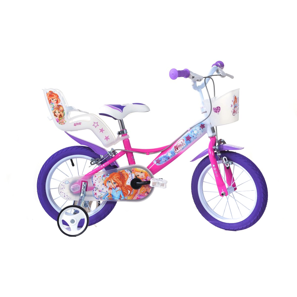 Bicicleta copii 14'' Winx, DINO BIKES, 144R WX7, 8006817900412