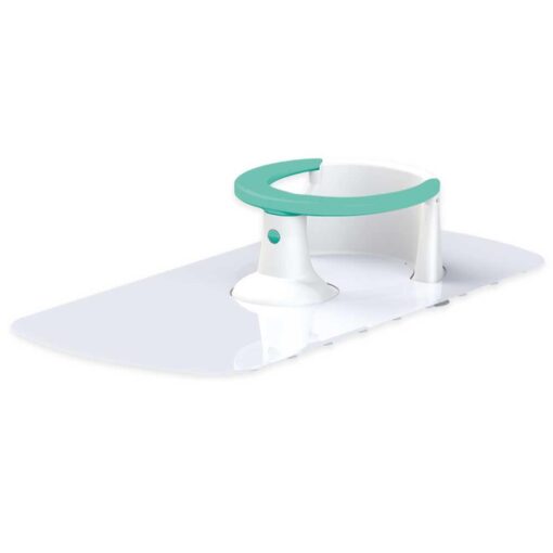 Scaun de baie cu covoras antiderapant - Verde, DOLU, D7462, 8690089074621