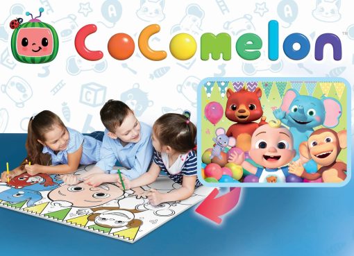 Puzzle de colorat maxi - Cocomelon si prietenii (24 piese), LISCIANI, L91003, 8008324091003 - imagine 3