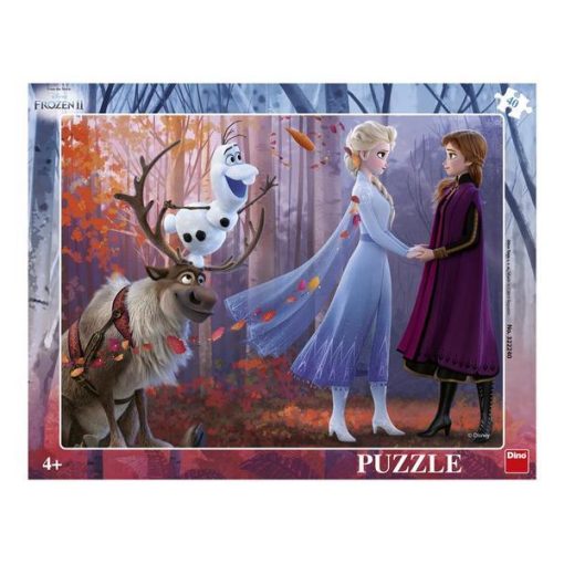 Puzzle cu rama - Frozen II (40 piese), Dino, 322240, 8590878322240