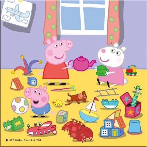 Puzzle 3 in 1 - Purcelusa Peppa in vacanta (3 x 55 piese), Dino, 335356, 8590878335356 - imagine 5