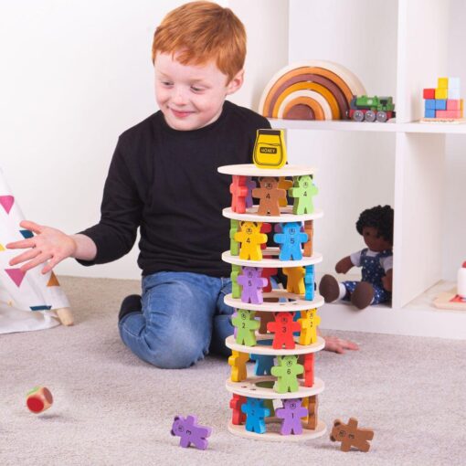 Joc indemanare - Cursa ursuletilor, BIGJIGS Toys, 33025, 691621810255 - imagine 2