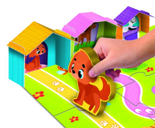 Joc Montessori - Distractie cu animalute, LISCIANI, L96886, 8008324096886 - imagine 4
