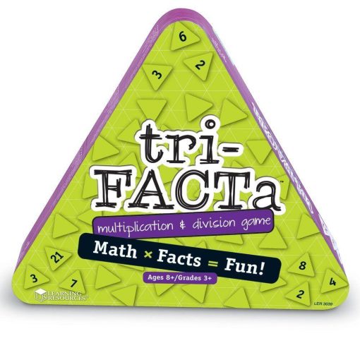 Joc de matematica tri-FACTa - Inmultiri si impartiri, Learning Resources, LER3039, 765023030396 - imagine 5