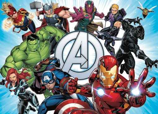 Puzzle de colorat -  Avengers (60 de piese), LISCIANI, L99658, 8008324099658 - imagine 2