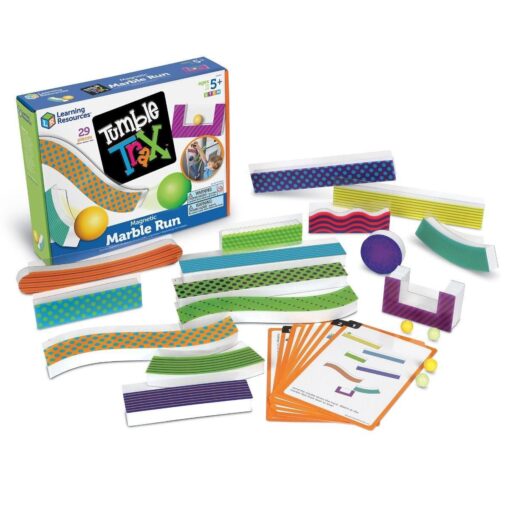 Joc de logica STEM - Tumble Trax, Learning Resources, LER2821, 765023028218