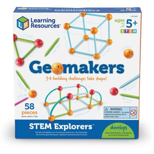 Set constructie - Forme 3D - Explorers, Learning Resources, LER9293, 765023092936 - imagine 11