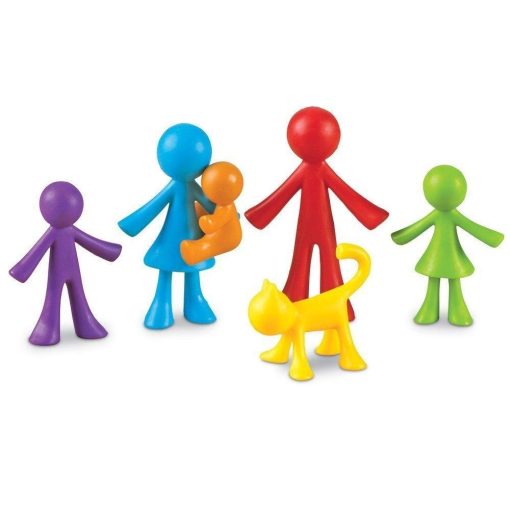 Set pentru sortat si numarat - Familia mea (72 piese), Learning Resources, LER3372, 765023833720