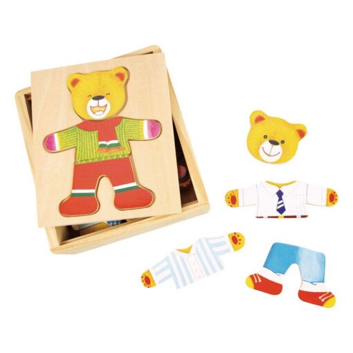Joc de potrivire - domnul Urs, BIGJIGS Toys, BJ765, 691621087657 - imagine 2