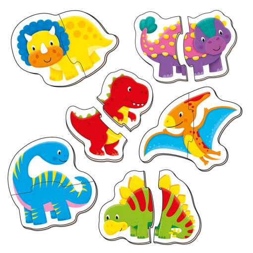 Baby Puzzle: Dinozauri (2 piese), Galt, 1005455, 5011979623515 - imagine 3