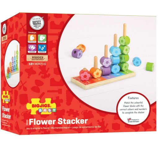 Numaratoarea florilor, BIGJIGS Toys, BB090, 691621530900 - imagine 13