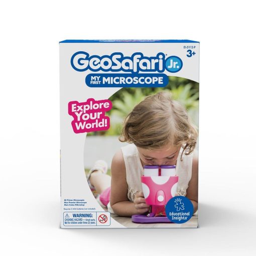 GeoSafari - Primul meu microscop (roz), Educational Insights, EI-5112-P, 086002009081 - imagine 4