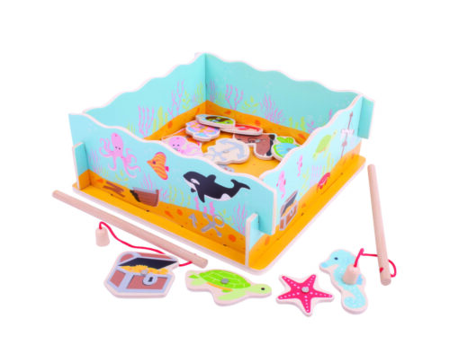 Joc magnetic - Hai sa pescuim, BIGJIGS Toys, BJ787, 691621197875