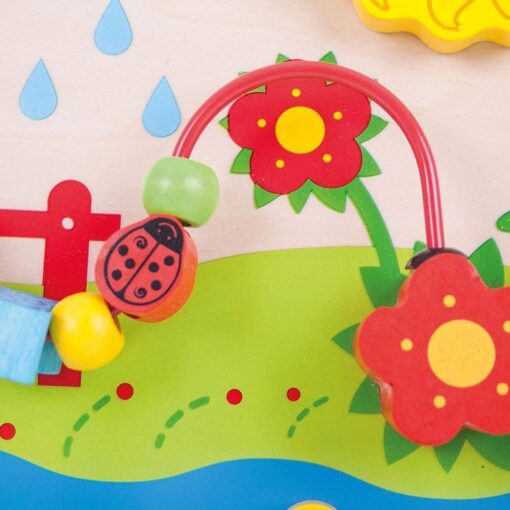 Centru de activitati - In gradina, BIGJIGS Toys, BB115, 691621531150 - imagine 2