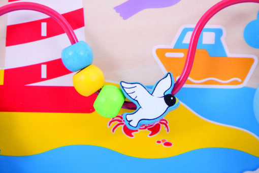 Centru de activitati - La mare, BIGJIGS Toys, BB116, 691621531167 - imagine 4
