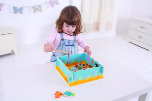 Joc magnetic - Hai sa pescuim, BIGJIGS Toys, BJ787, 691621197875 - imagine 5