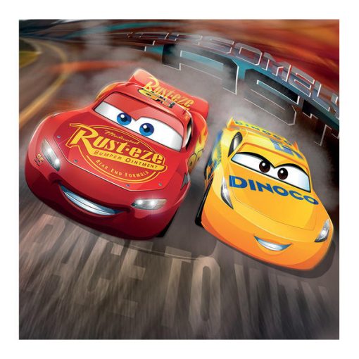 Puzzle 3 in 1 - Cars 3: Cursa cea mare (3 x 55 piese), Dino, 335240, 8590878335240 - imagine 2
