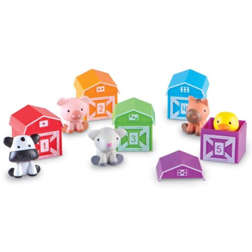De-a v-ati ascunselea cu animalutele de la ferma, Learning Resources, LER6805, 765023068054 - imagine 2