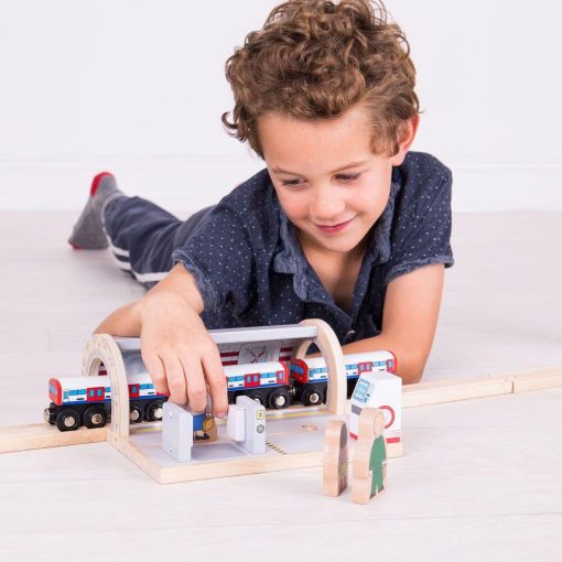 Statie subterana, BIGJIGS Toys, BJT277, 691621642771 - imagine 9